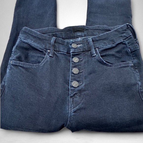 MOTHER The Pixie Ankle Fray Skinny Jeans (Holding Hands) - Picture 5 of 10